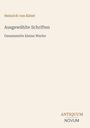 Heinrich von Kleist: Ausgewählte Schriften, Buch