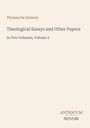 Thomas De Quincey: Theological Essays and Other Papers, Buch