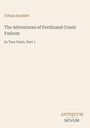 Der Text oben liest: "Tobias Smollett, The Adventures of Ferdinand Count Fathom, In Two Parts, Part 1." Unten steht "ANTIQUM NOVUM".