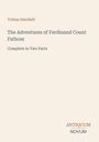 "Tobias Smollett, The Adventures of Ferdinand Count Fathom, Complete in Two Parts. Oben Name, unten Titel, schlichtes Design."