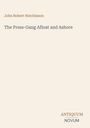 Text oben: Autor "John Robert Hutchinson". Titel: "The Press-Gang Afloat and Ashore". Unten: Logo "ANTIQUM NOVUM".