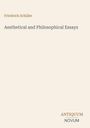 Titel: „Aesthetical and Philosophical Essays“ von Friedrich Schiller. Unten rechts: „ANTIQUM NOVUM“. 