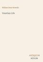 Cover: "William Dean Howells - Venetian Life". Unten rechts in Großbuchstaben: "ANTIQUM NOVUM". Helles, schlichtes Design.