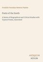 Oben steht "Franklin Verzelius Newton Painter". Darunter "Poets of the South". Unten das Logo "Antiquum Novum".