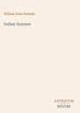 "William Dean Howells. Indian Summer. Antiquum Novum." Schlichtes Cover in hellbeige mit Text oben und unten rechts.