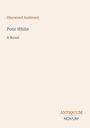 Text: "Sherwood Anderson, Poor White, A Novel, ANTIQUUM NOVUM." Schlichtes, minimalistisches Design mit cremefarbenem Hintergrund.