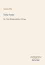 "James Otis", "Toby Tyler", "Or, Ten Weeks with a Circus". Minimalistisches, elegantes Design auf beigem Hintergrund.
