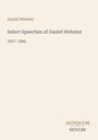 Texte: "Daniel Webster", "Select Speeches of Daniel Webster", "1817–1845", "ANTIQUM NOVUM". Schlichtes, minimalistisches Design.