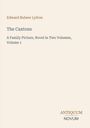 Cover von "The Caxtons" von Edward Bulwer Lytton. Titel, Autor, Verlag: Antiquum Novum. Hellbeige Hintergrund.