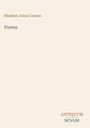 "Madison Julius Cawein Poems. ANTIQUUM NOVUM." Schlichtes, minimalistisches Design auf beigem Hintergrund.