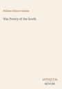 "William Gilmore Simms", "War Poetry of the South", "ANTIQUM NOVUM". Schlichtes Design auf beigem Hintergrund.