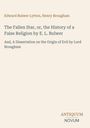 Edward Bulwer Lytton, Henry Brougham: "The Fallen Star" und "A Dissertation on the Origin of Evil." Unten Logo "ANTIQUM NOVUM".