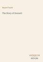 Oben links "Bayard Taylor". Mittig "The Story of Kennett". Unten rechts "ANTIQUM NOVUM". Beiger Hintergrund.