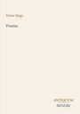 „Victor Hugo: Poems. ANTIQUUM NOVUM.“ Schlichte, elegante Buchcovergestaltung in beigen Tönen.