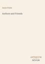 Text: "Annie Fields", "Authors and Friends", "ANTIQUM NOVUM". Beige Hintergrund, minimalistisches Design.