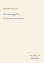 Titel: "Concerning Cats: My Own and Some Others" von Helen M. Winslow. Unten rechts: ANTIQUUM NOVUM in einem minimalistischen Design.