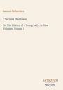 "Clarissa Harlowe" von Samuel Richardson, Band 3. Unten rechts steht "ANTIQUM NOVUM".