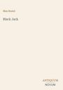 "Max Brand, Black Jack. ANTIQUUM NOVUM." Minimalistisches Design auf beigem Hintergrund.