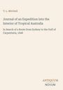 Titel: "Journal of an Expedition into the Interior of Tropical Australia" von T. L. Mitchell. Unten rechts: Logo "ANTIQUM NOVUM".
