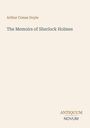 Text "Arthur Conan Doyle", "The Memoirs of Sherlock Holmes". Unten ist das Logo "Antiquum Novum". Hintergrund beige.
