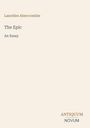 Text: Lascelles Abercrombie, The Epic, An Essay, ANTIQUUM NOVUM. Beige Hintergrund, minimalistisches Design.