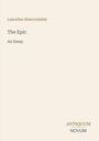 Text: "Lascelles Abercrombie", "The Epic", "An Essay", "ANTIQUM NOVUM". Schlichtes, minimalistisches Design.