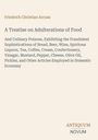 Titel: "A Treatise on Adulterations of Food". Autor: Friedrich Christian Accum. Unten: "ANTIQUM NOVUM". Schlichtes Design.