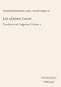 „Life of Edwin Forrest“. Beige Hintergrund, schlichte Typografie. Unten rechts: „ANTIQUM NOVUM“.