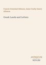 Text oben: "Francis Greenleaf Allinson, Anne Crosby Emery Allinson". Titel: "Greek Lands and Letters". Unten: "ANTIQUM NOVUM".