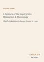 William Armes: A Defence of the Inquiry Into Mesmerism & Phrenology, Buch