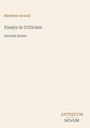 Matthew Arnold: Essays in Criticism, Buch
