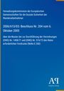 Verwaltungskommission EU Migranten 2006/613/EG, Beschluss Nr. 204 vom 6. Oktober 2005 über Formulare E 200. Blaues Design.