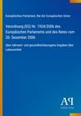 Europäisches Parlament, Rat der EU. Verordnung (EG) Nr. 1924/2006 über nährwert- und gesundheitsbezogene Angaben. Blaues Design.