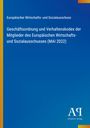 Blauer Hintergrund mit weißem Text: "Europäischer Wirtschafts- und Sozialausschuss", Titel "Geschäftsordnung... (MAI 2022)". Unten Logo.