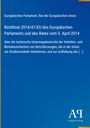 Text "Europäisches Parlament" und "Richtlinie 2014/47/EU" auf blauem Hintergrund, unten rechts Logo "Antiphon Verlag".