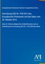 Verordnung (EU) Nr. 978/2012 zur Zollpräferenzschema. Blauer Hintergrund, Verlag unten rechts.