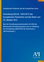 Europäisches Parlament, Verordnung (EU) Nr. 1024/2012, IMI-Verordnung. Blau, gelber Rand, Verlagssymbol unten rechts.