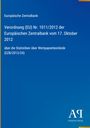 Text: Europäische Zentralbank, Verordnung (EU) Nr. 1011/2012. Blaues Cover mit weißem Logo "AR" vom Antiphon Verlag.