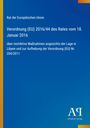 Titel: "Verordnung (EU) 2016/44 des Rates vom 18. Januar 2016". Blaues, schlichtes Design mit kleinem Logo unten rechts.