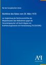 Text: Richtlinie des Rates vom 20. März 1970. Blaues Layout, unten rechts ein Verlag-Logo.