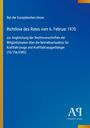 Rat der Europäischen Union, Richtlinie des Rates vom 6. Februar 1970. Blaues Design mit gelben Akzenten. Unten rechts steht "Antiphon Verlag".