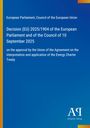 Titel einer Entscheidung der EU vom 10. September 2025, blauer Hintergrund, unten rechts Logo des Antiphon Verlags.
