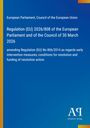 Regulation (EU) 2026/808, Europäisches Parlament und Rat. Blauer Hintergrund mit gelbem Rand, Logo: Antiphon Verlag.