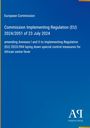 Text über EU-Verordnung zur Schweinepest. Blaues Design. "Antiphon Verlag" in weißer Schrift unten.