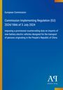 Text zur EU-Verordnung 2024/1866, Einfuhrzoll auf E-Fahrzeuge aus China; unten "Antiphon Verlag" Logo auf blauem Hintergrund.