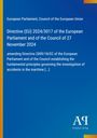 Directive (EU) 2024/3017 mit Meeresunfalluntersuchung, blauer Hintergrund, Logo des Antiphon Verlags.