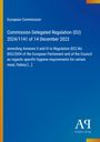 Text über EU-Verordnung zu Hygieneanforderungen, gelber Rand links, blauer Hintergrund, Logo „AQ Antiphon Verlag“.