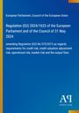 Regelung (EU) 2024/1623, Europäisches Parlament, Änderungsverordnung für Kreditrisiken, blaues Design, Antiphon Verlag Logo.