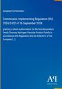 European Commission: Commission Implementing Regulation (EU) 2024/2432 of 16 September 2024, Buch