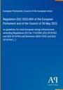 Text über neue EU-Verordnung zur Energieinfrastruktur. Blaues Layout, unten rechts weißes Logo "AR Antiphon Verlag".